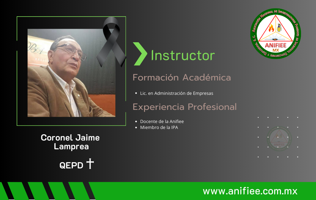 Investigacion de incendios y explosiones en México Investigación de incendios Investigacion de incendios Investigación de incendios y explosiones en méxico ANIFIEE